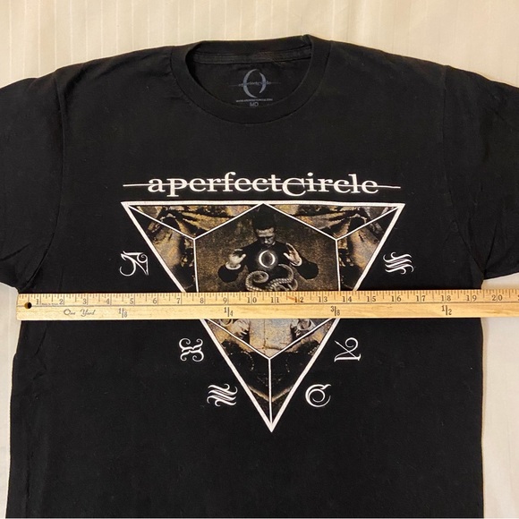 A Perfect Circle concert squid head emblem t-shirt sz M TOOL 🔮😵‍💫🪬 - Picture 6 of 9
